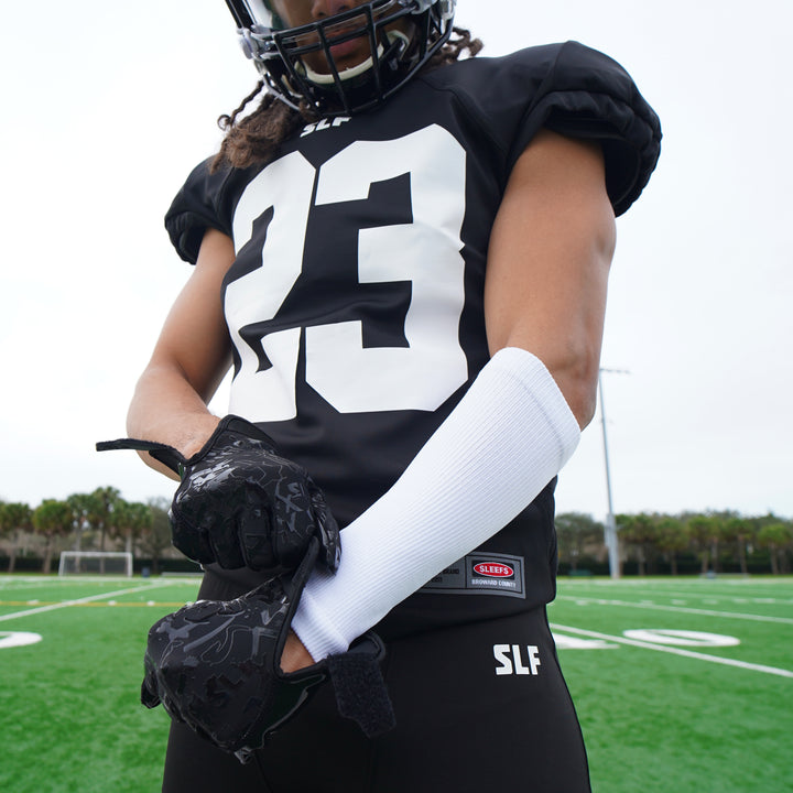 White Seamless Forearm Sleeve