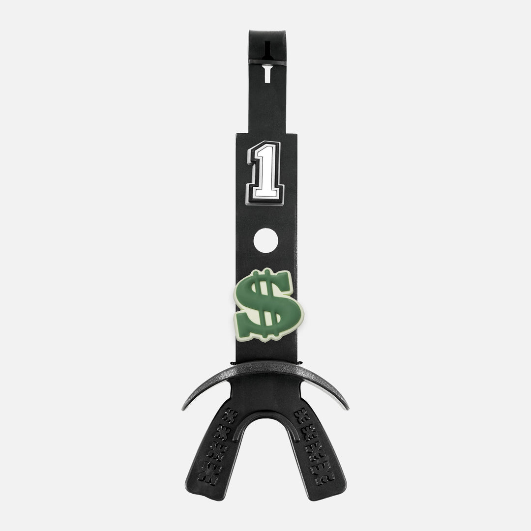 Black Soft Football Mouthguard 2.0
