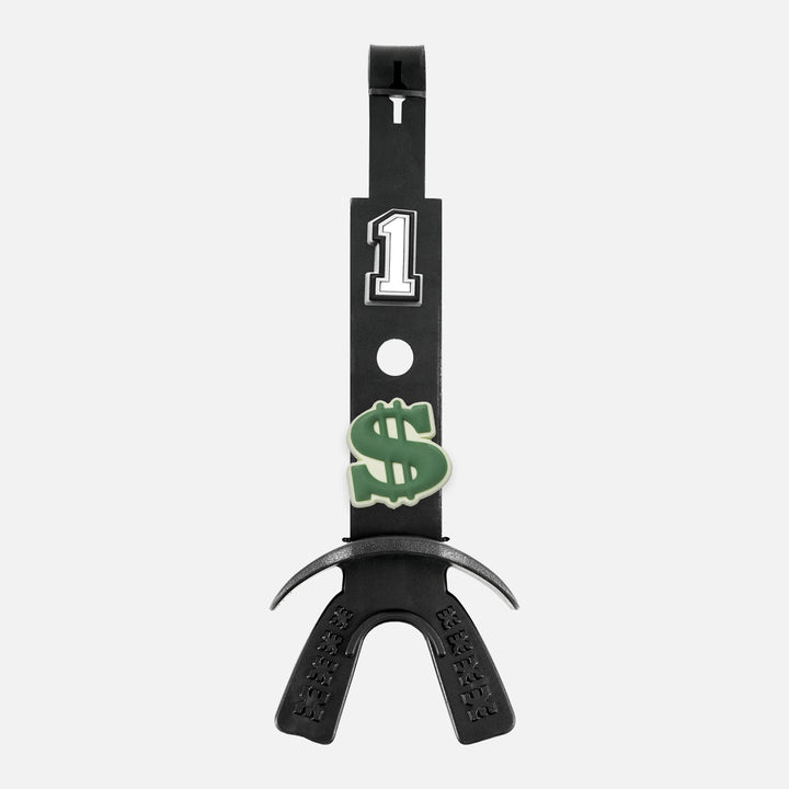 Black Soft Football Mouthguard 2.0