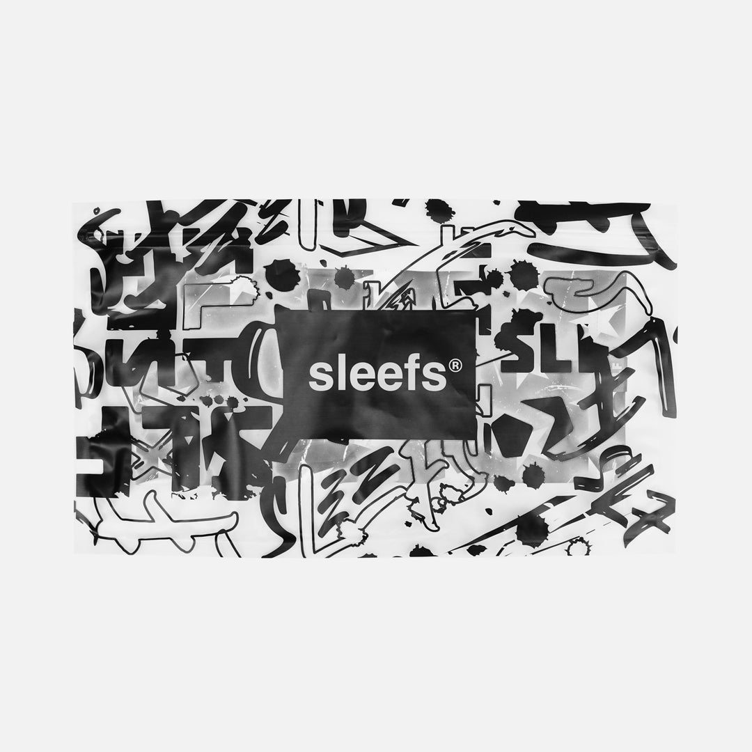 Black White Stars Knee Pad