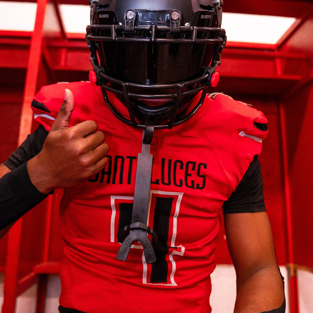 Black X Football Mouthguard