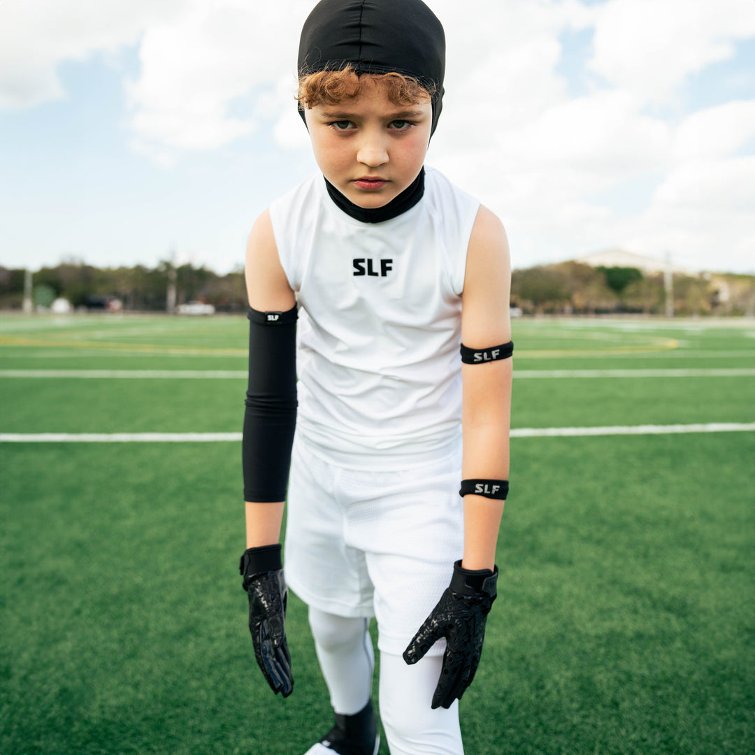 Black Drip Bicep Bands for Kids