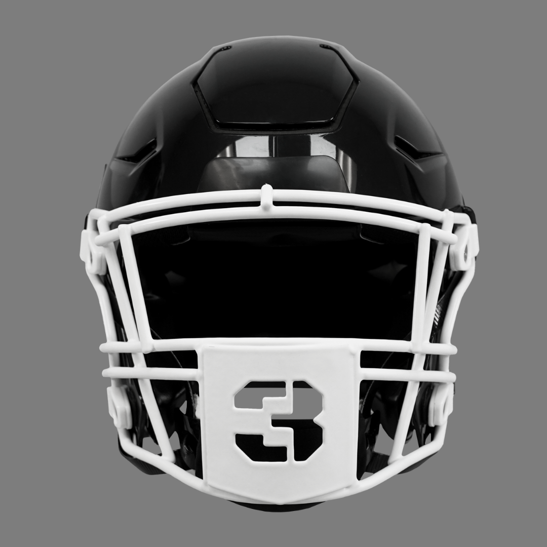 SLEEFS 3 Stencil Font Football Facemask for Riddell SpeedFlex
