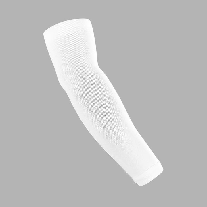 White One Size Fits All Basketball Arm Sleeve