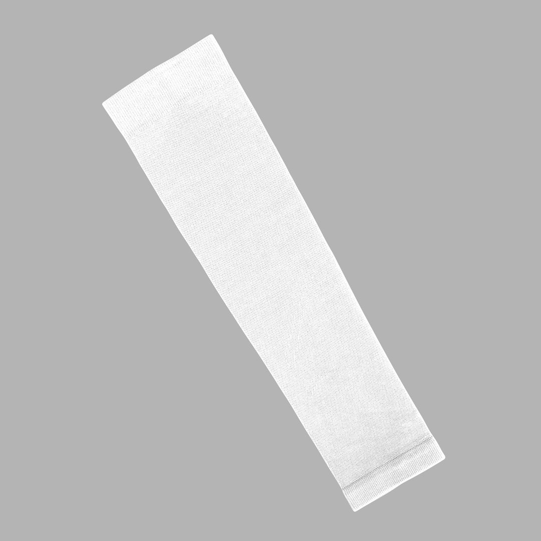 White One Size Fits All Football Arm Sleeve
