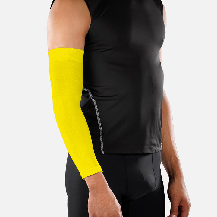 Hue Yellow One Size Fits All Basketball Arm Sleeve