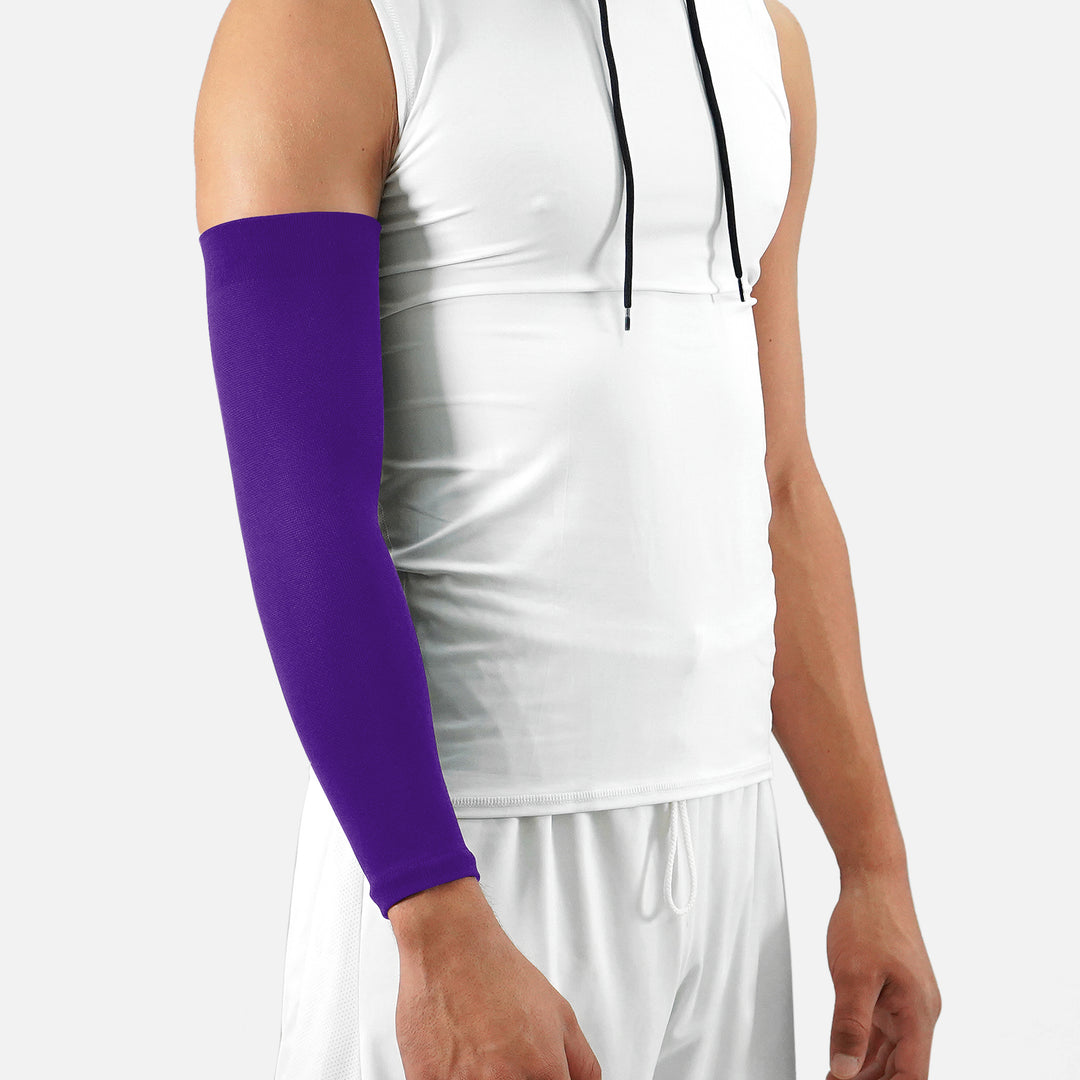 Hue Purple One Size Fits All Football Arm Sleeve