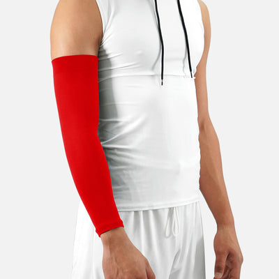 Hue Red One Size Fits All Football Arm Sleeve