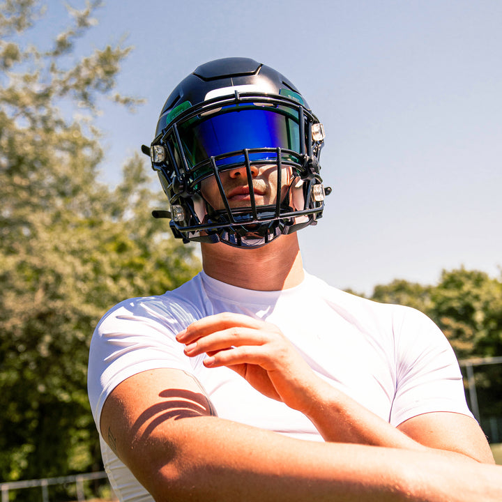 Aqua Bifrost Rainbow Helmet Eye-Shield Visor