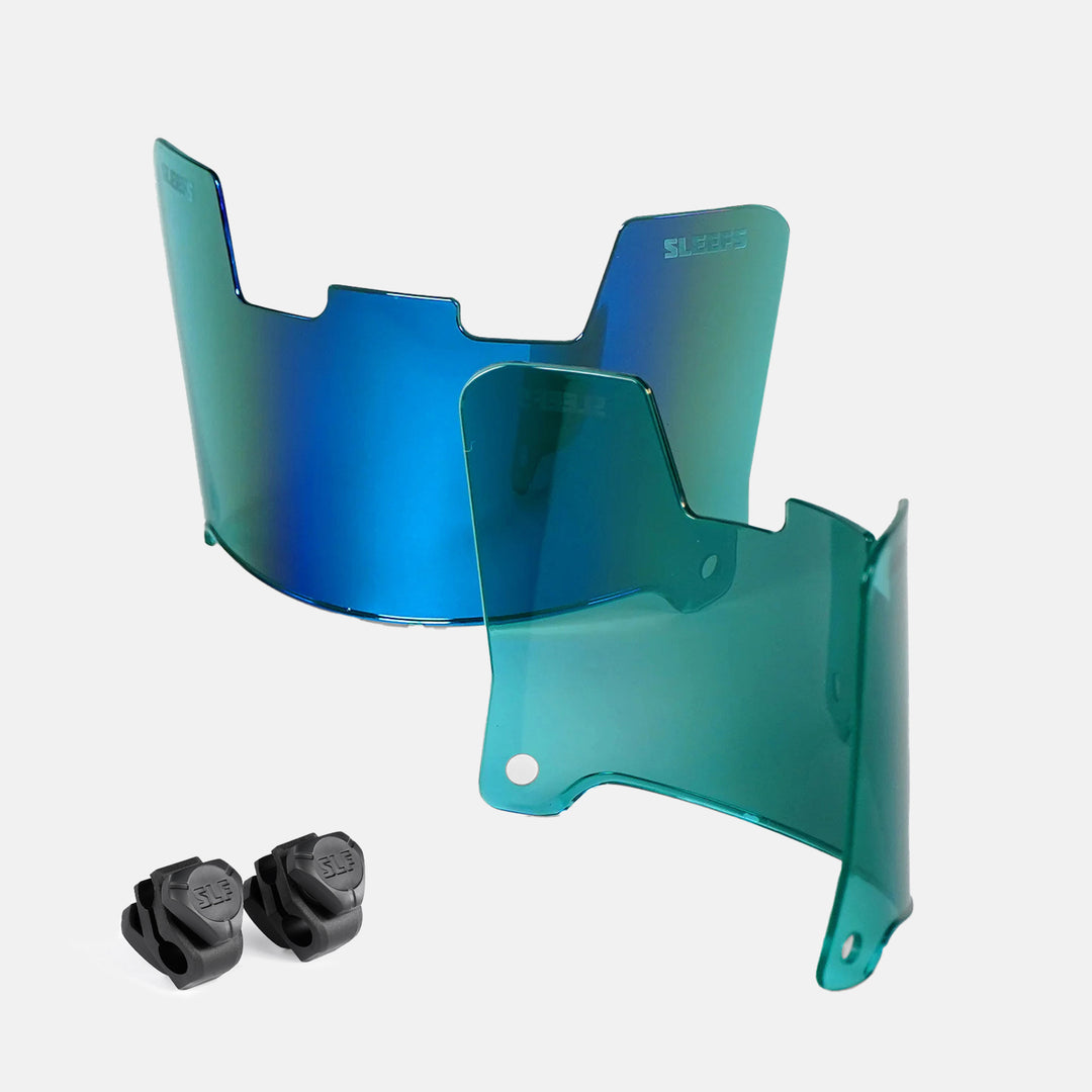 Aqua Bifrost Rainbow Helmet Eye-Shield Visor