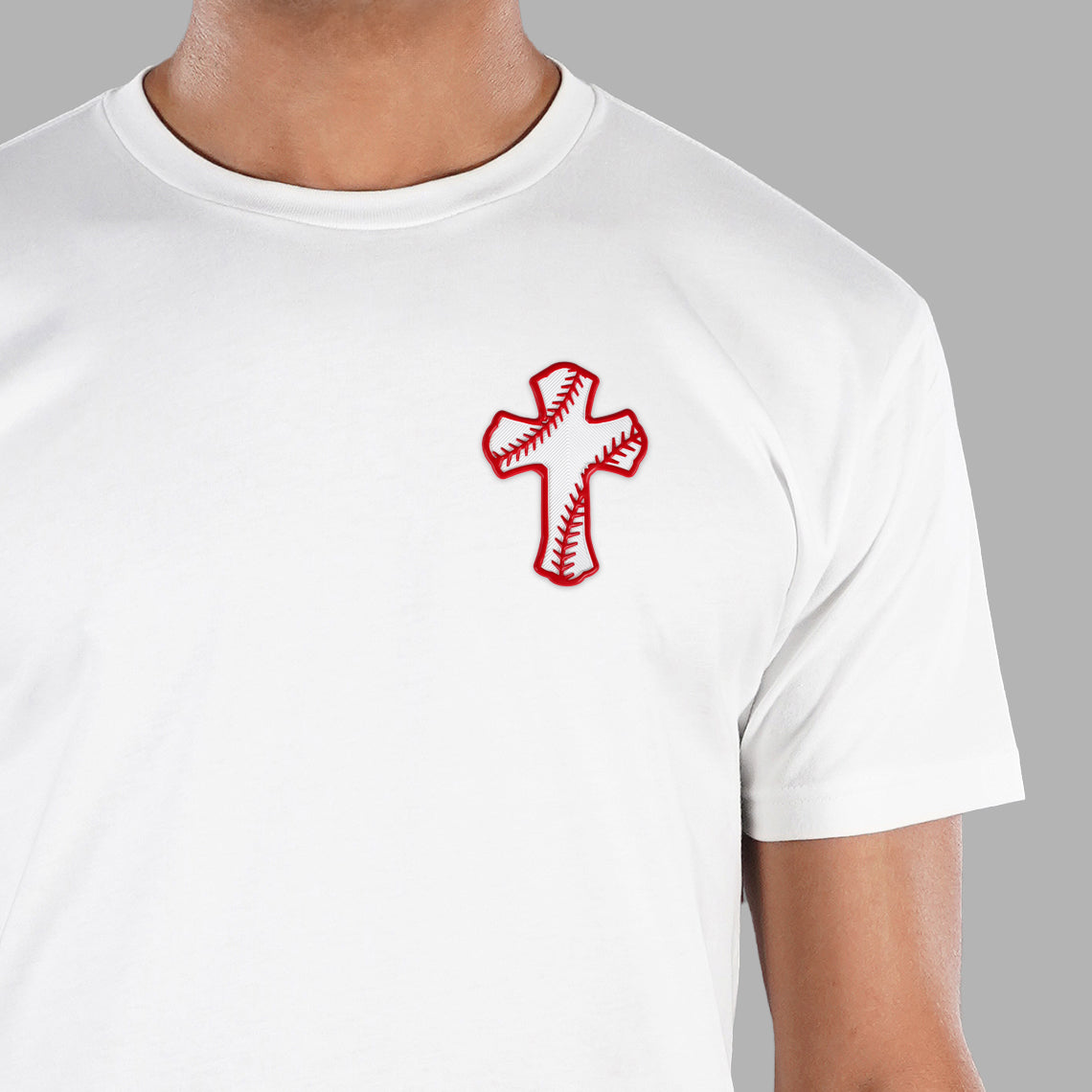 Baseball Cross Patch Tri-Blend T-Shirt