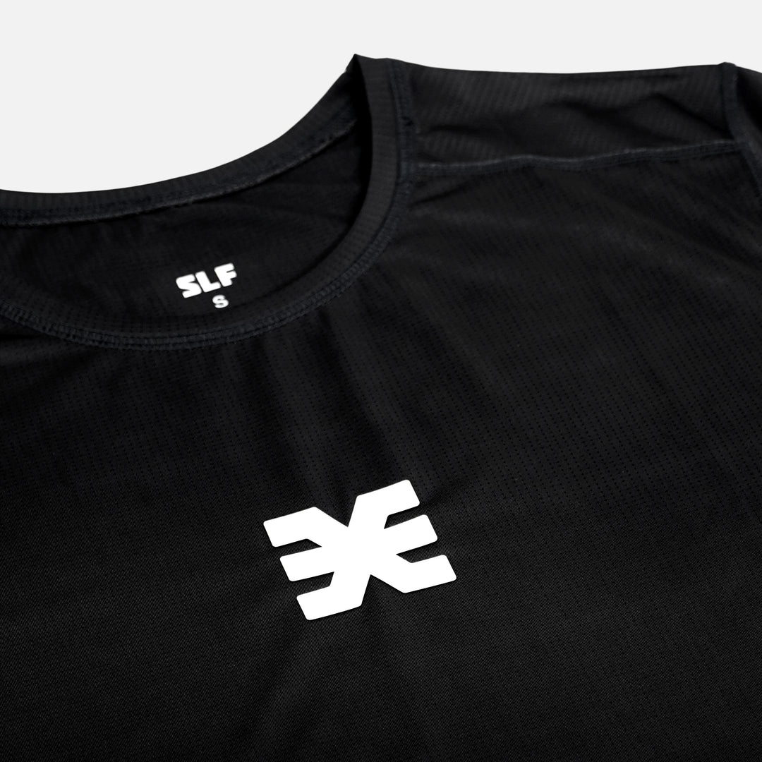 Black BodyContour Crew T-Shirt