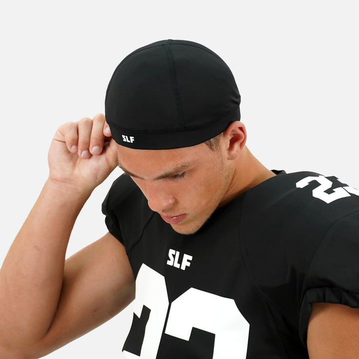 Black Skull Cap