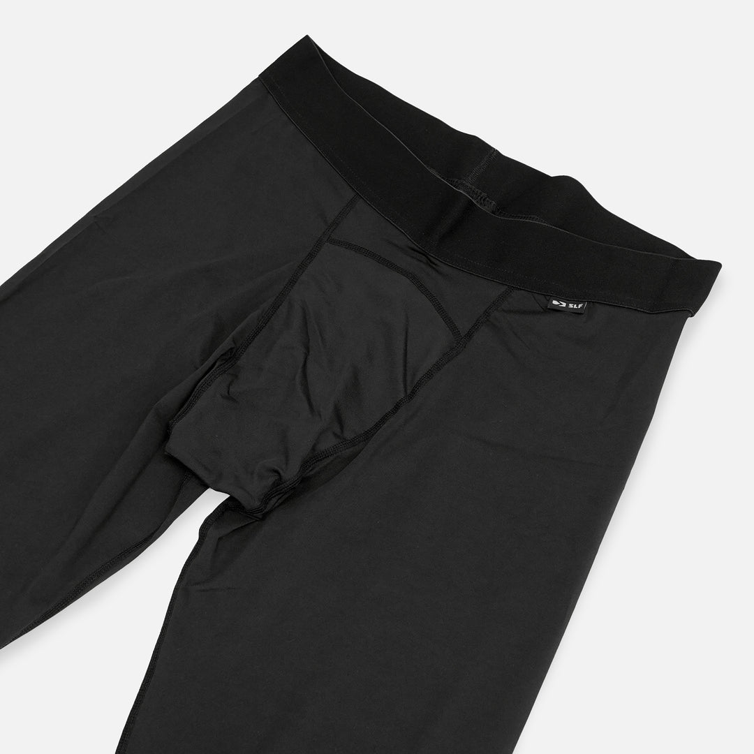 Black 3/4 Tights for men - Big