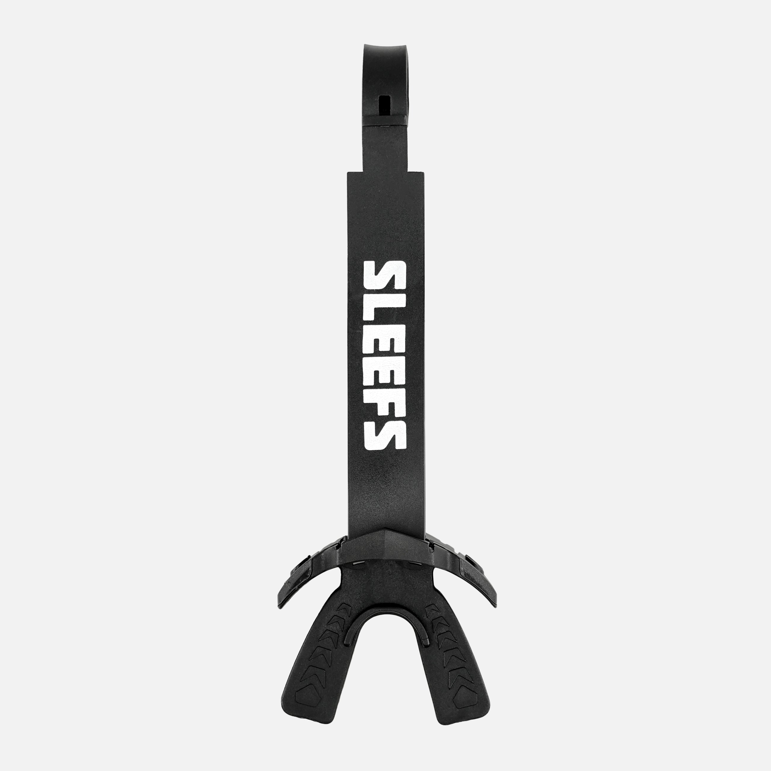 Basic Black X Football Mouthguard with Logo SLEEFS