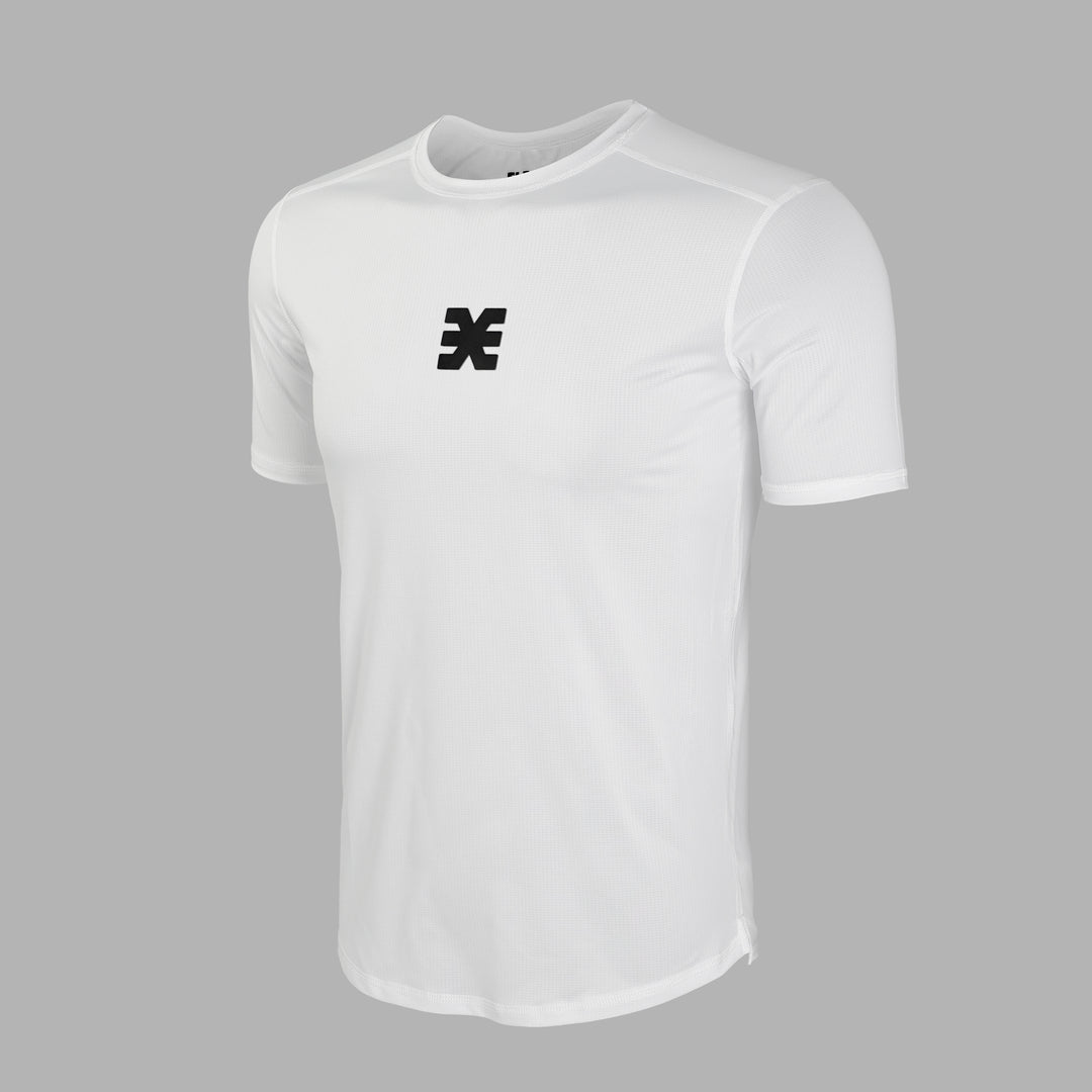 White BodyContour Crew T-Shirt