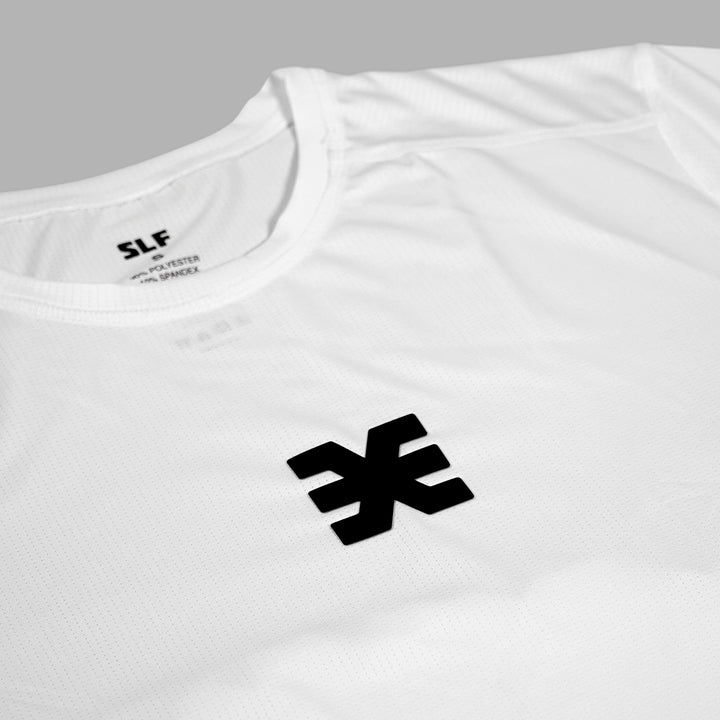 White BodyContour Crew T-Shirt