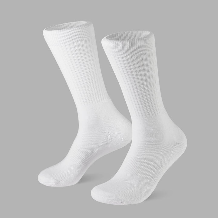 White Crew Socks