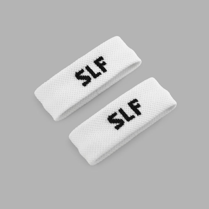 White Drip Bicep Bands for Kids