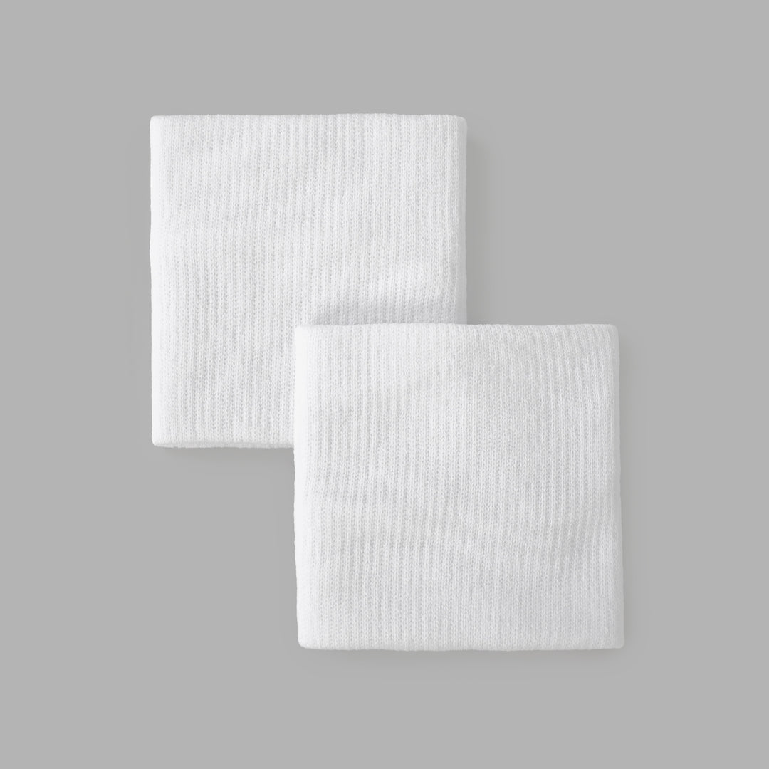 White Drip Wristbands (Pair)