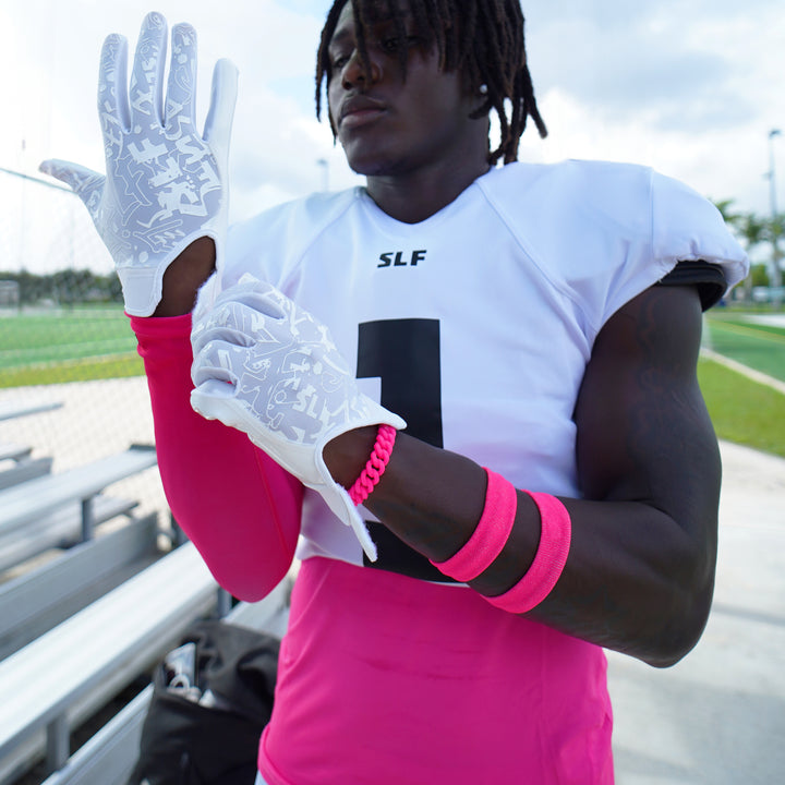 Hue Pink Drip Bicep Bands