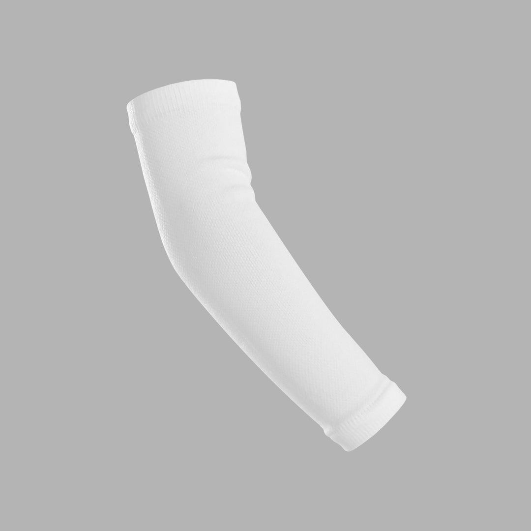 White Kids Knitted Arm Sleeve