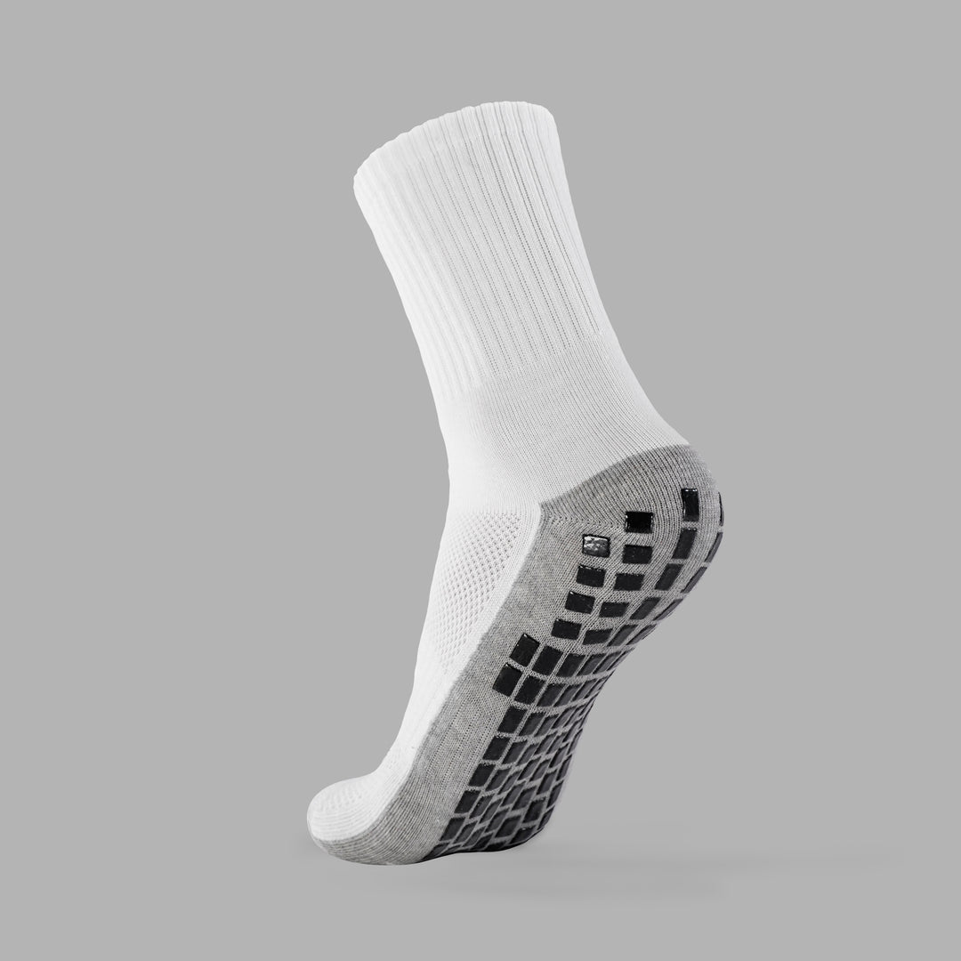 White Performance Grip Socks