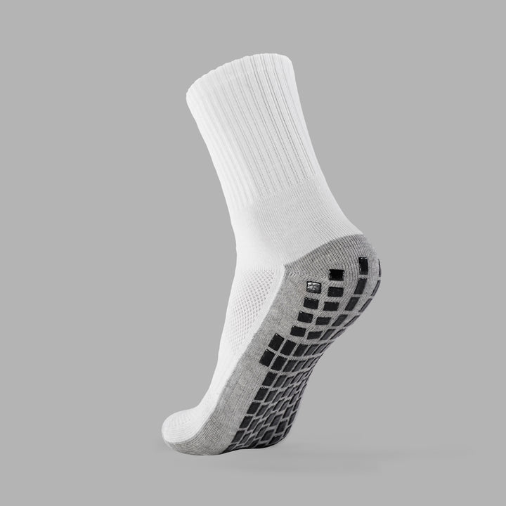 White Performance Grip Socks