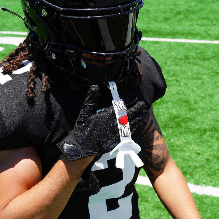 White Soft Football Mouthguard 2.0