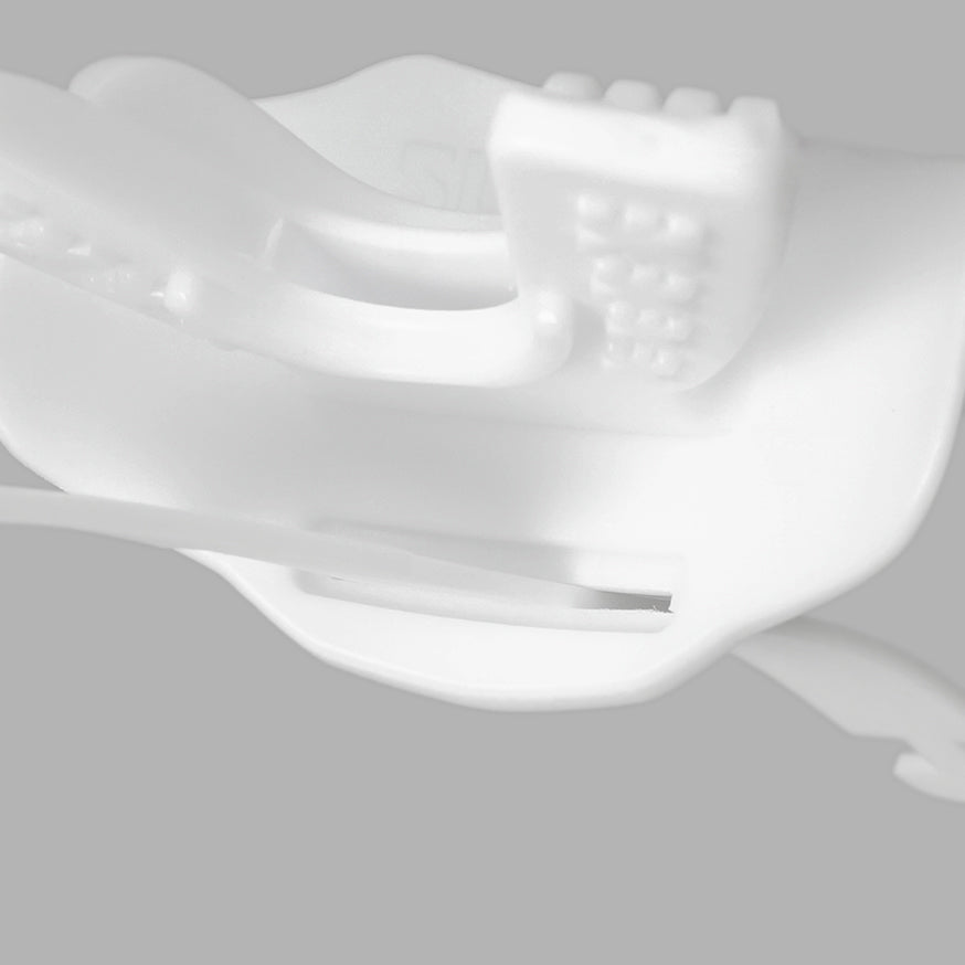 White Soft Football Mouthguard 2.0