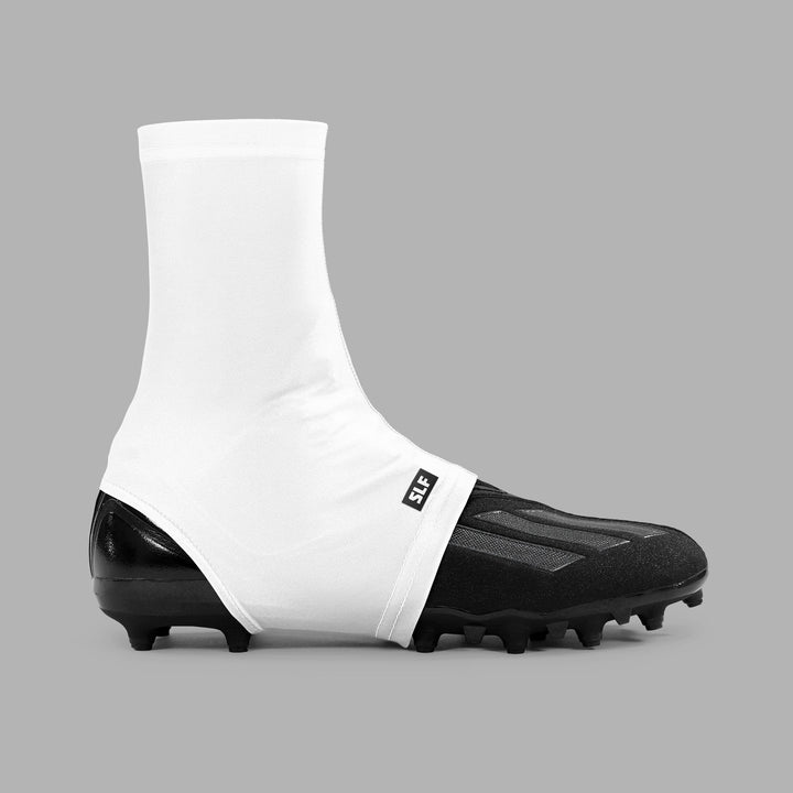 White + Black Spats / Cleat Covers Bundle