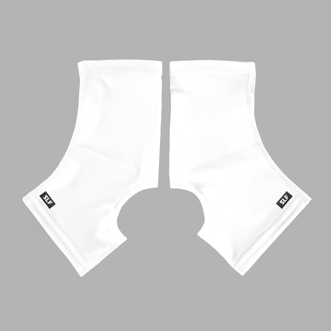 White + Black Spats / Cleat Covers Bundle