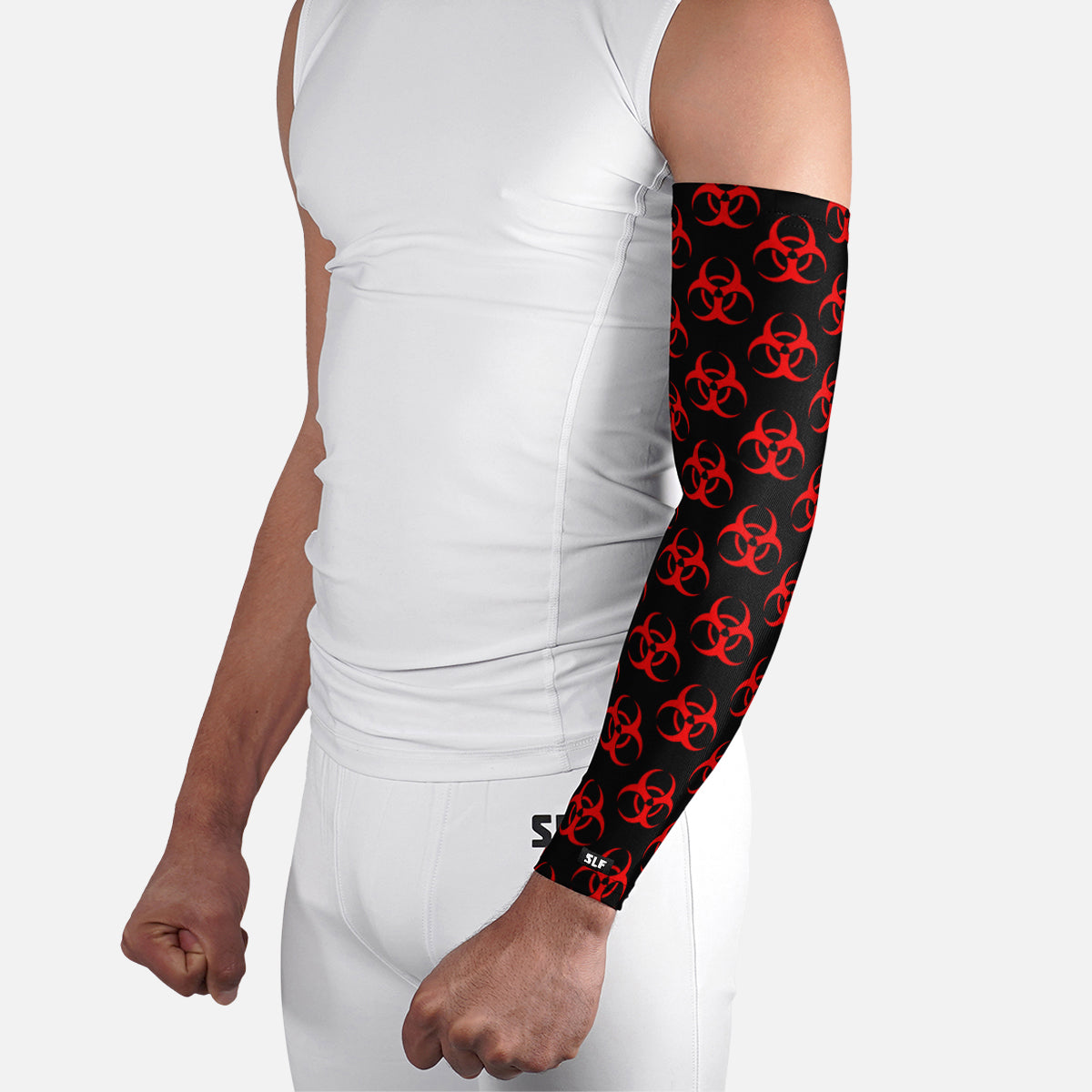 Biohazard Red Pattern Arm Sleeve