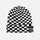 Checkered Black White Beanie