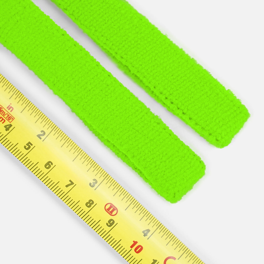 Hot Green Thin Cotton Bicep Bands
