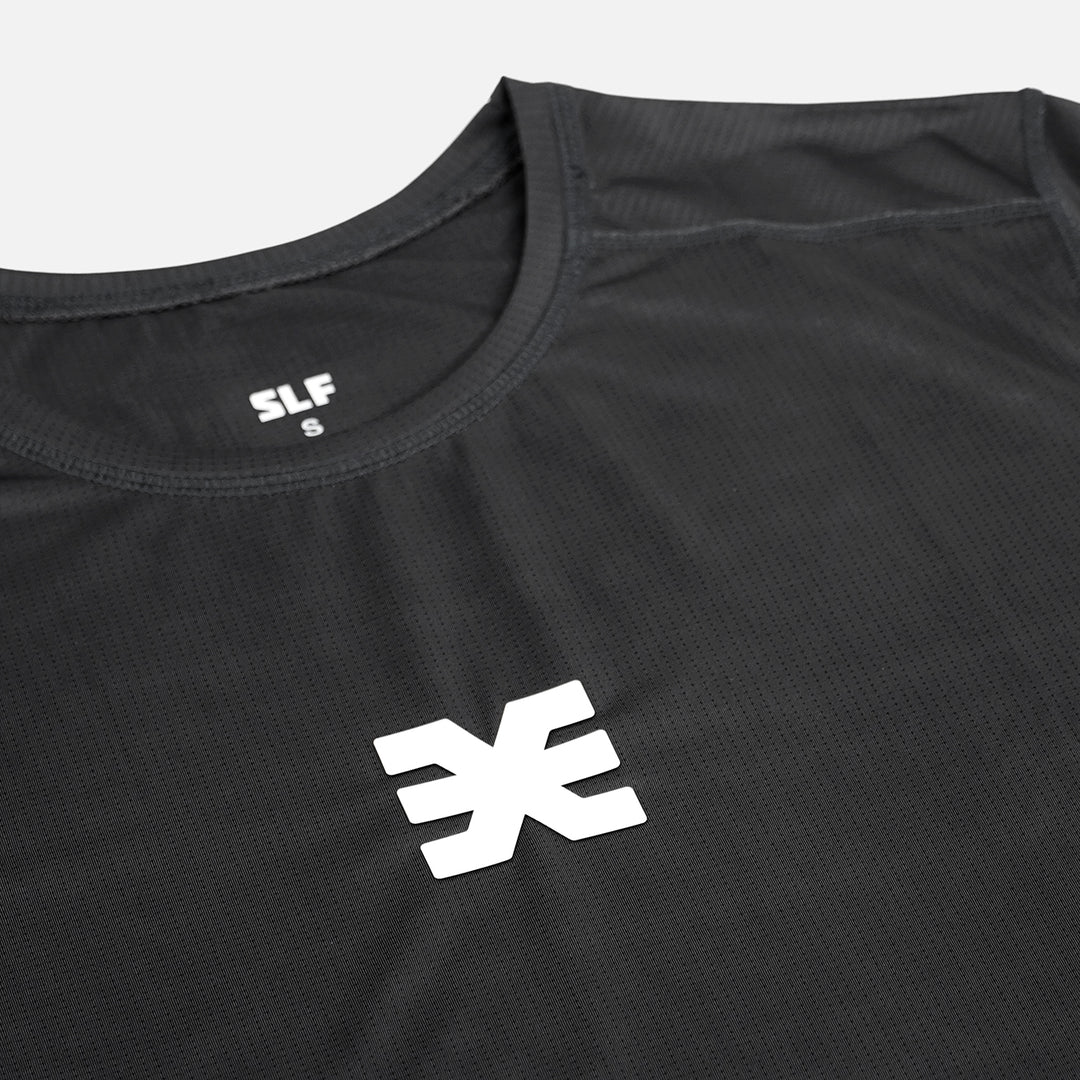 Dark Gray BodyContour Crew T-Shirt