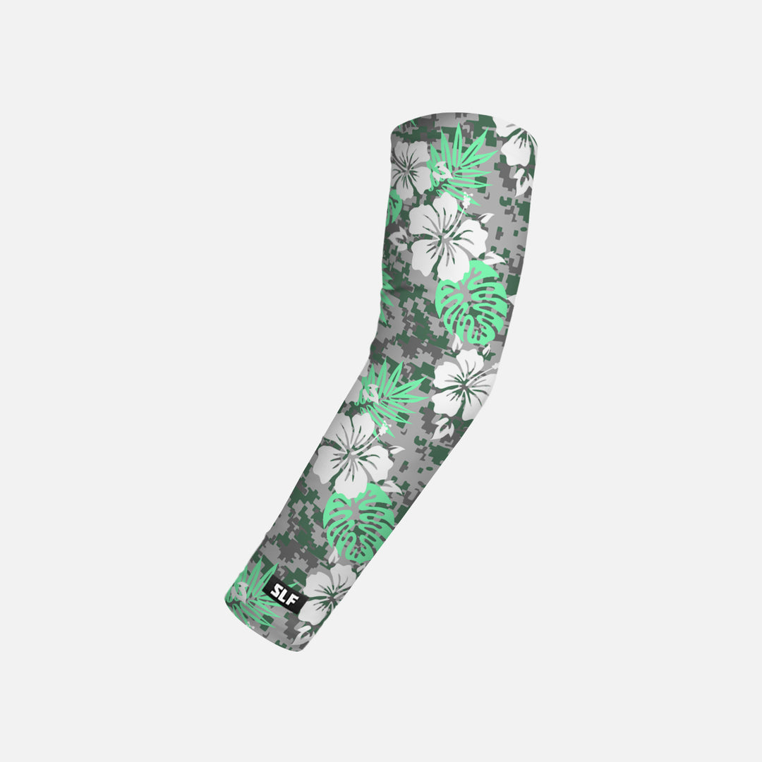 Digital Hibiscus Kids Arm Sleeve