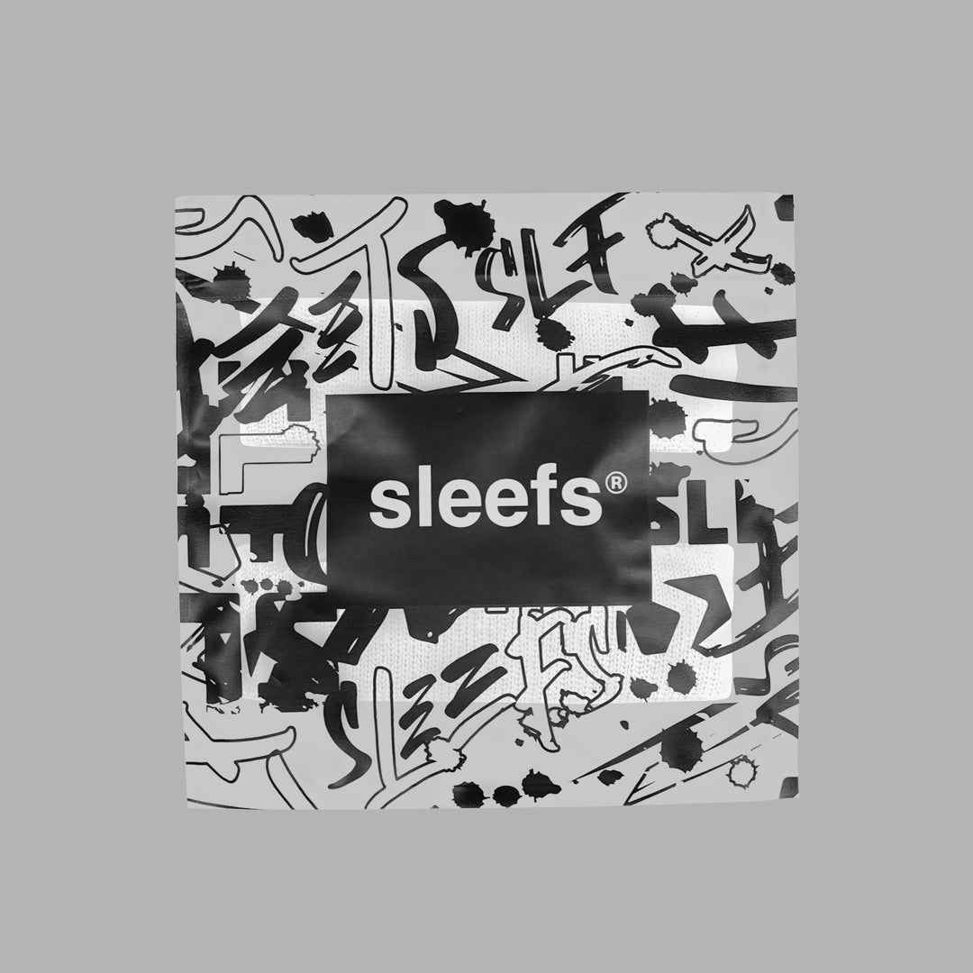 White Drip Bicep Bands for Kids