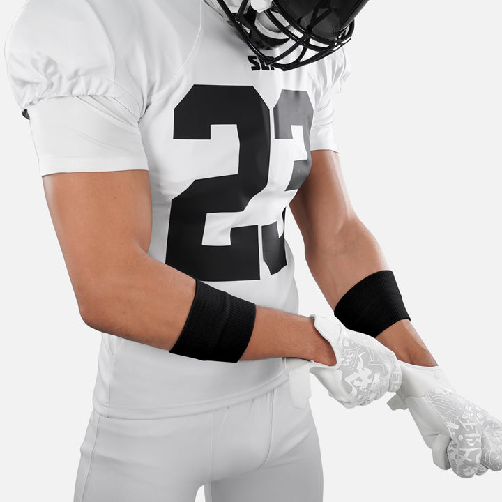 Black Drip Wristbands (Pair)