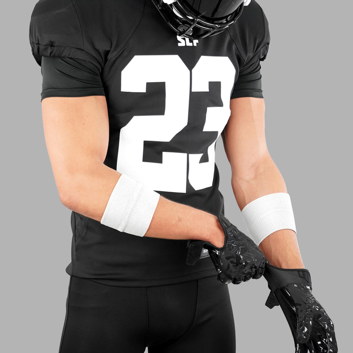 White Drip Wristbands (Pair)