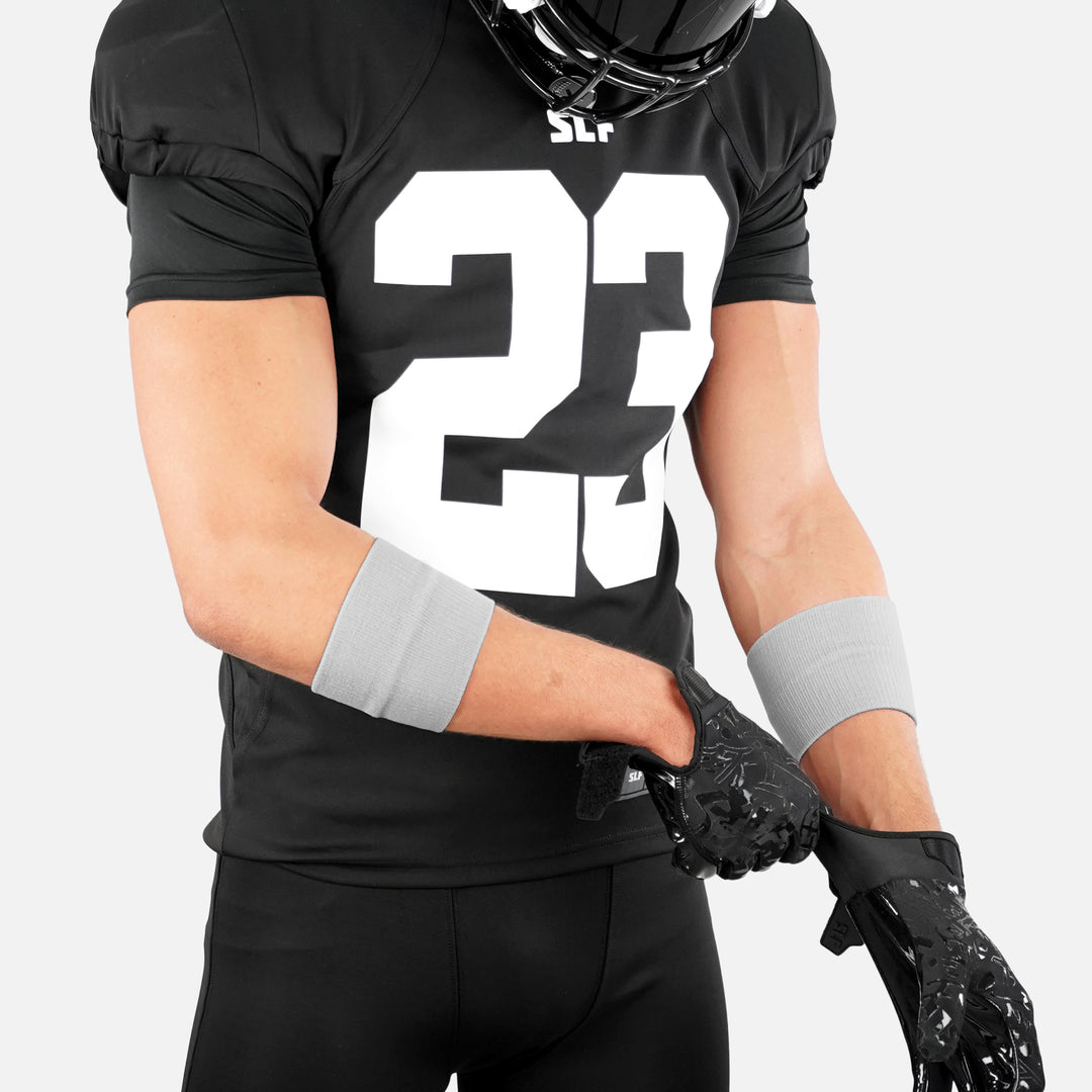 Hue Light Gray Drip Wristbands (Pair)