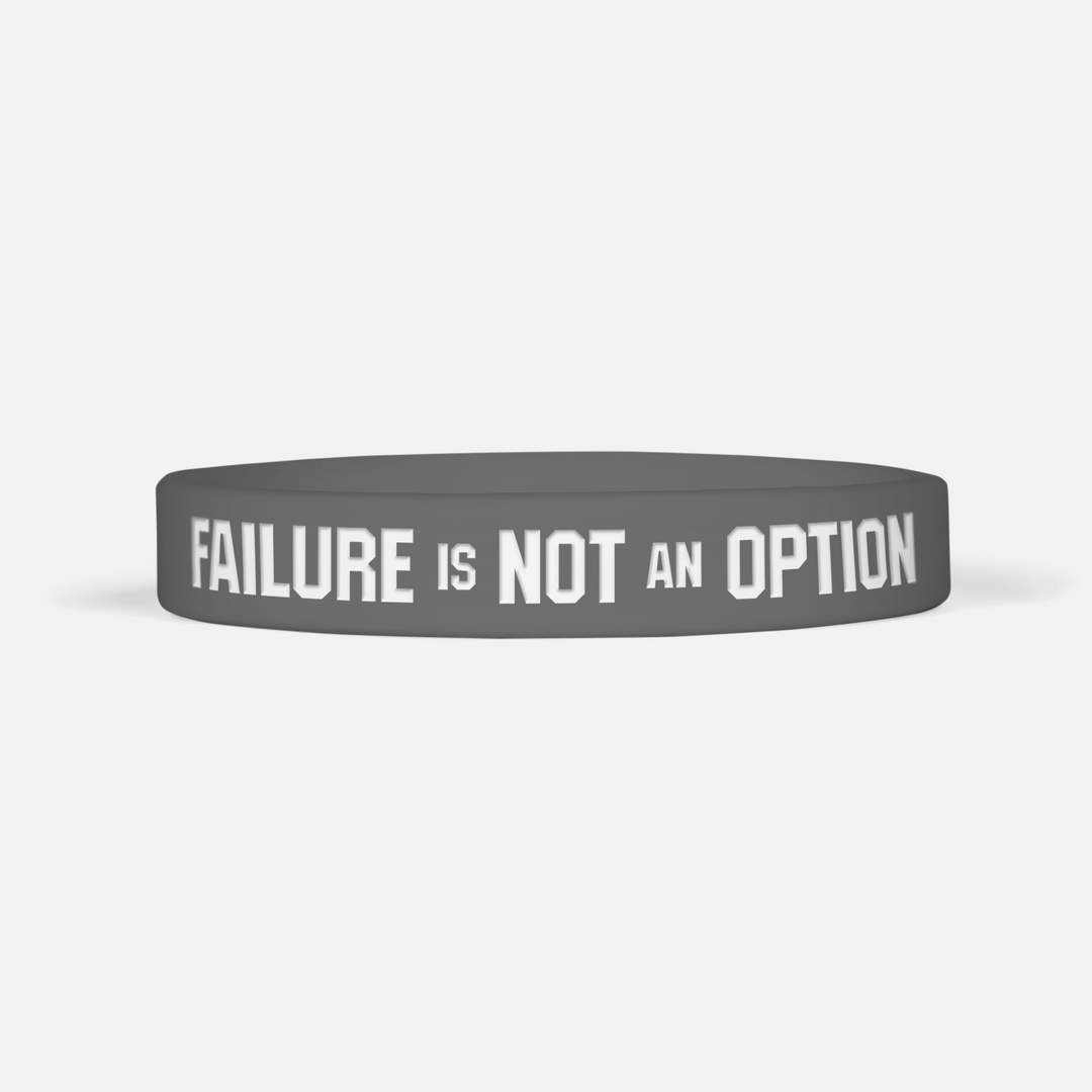 Failure Is Not An Option Motivational Wristband