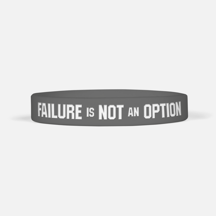 Failure Is Not An Option Motivational Wristband
