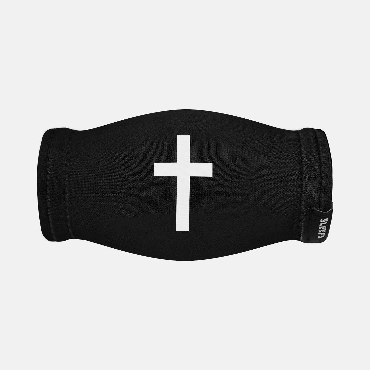 Faith Cross Black Chin Strap Cover SLEEFS