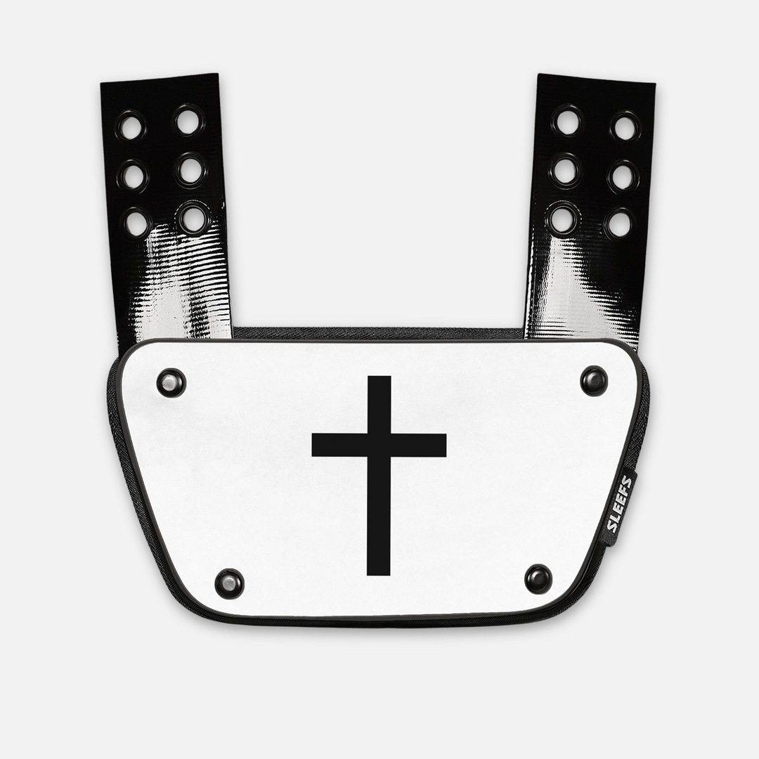 Faith Cross White Sticker for Backplate