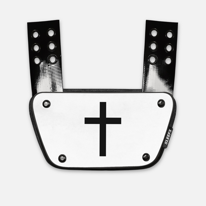 Faith Cross White Sticker for Backplate