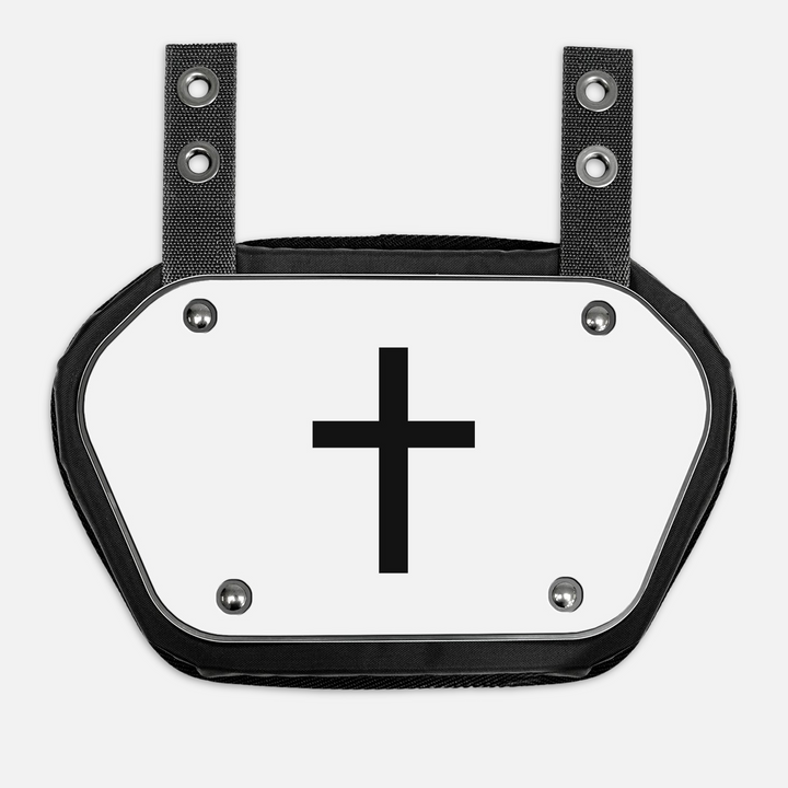 Faith Cross White Sticker for Backplate
