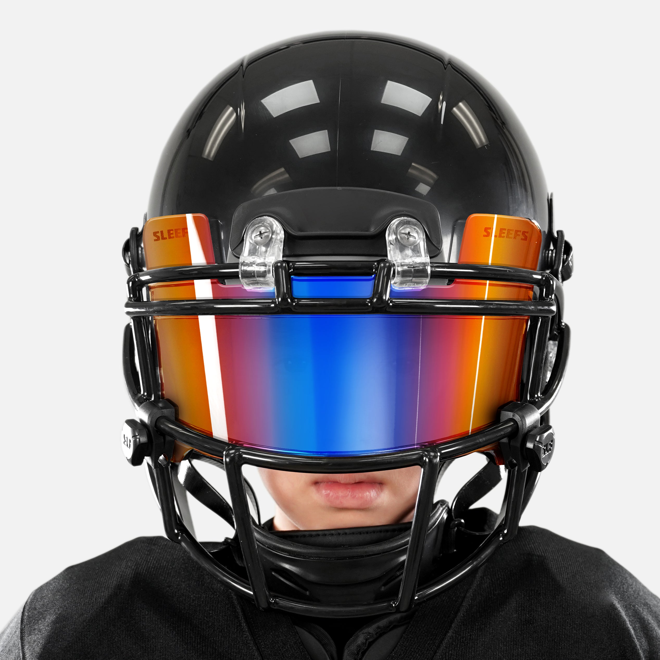Eye Shield Rainbow Visor Football Football Visors Sleef Fire Ice