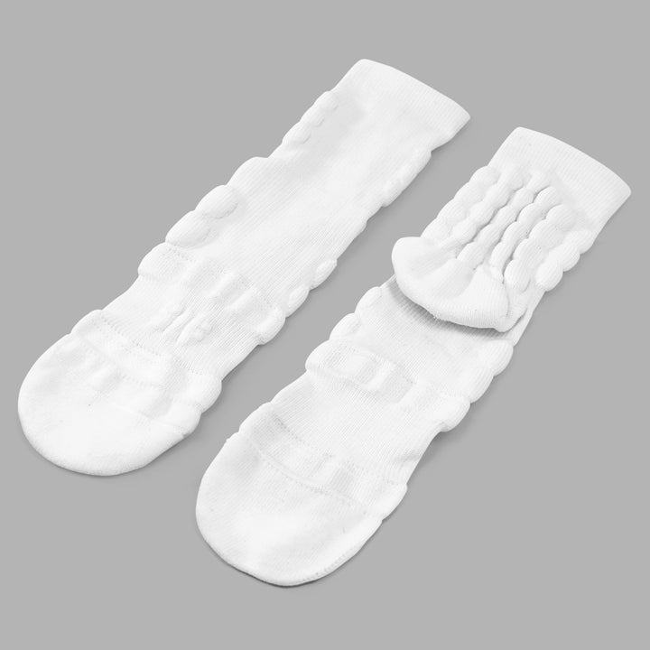White Football Padded Short Socks