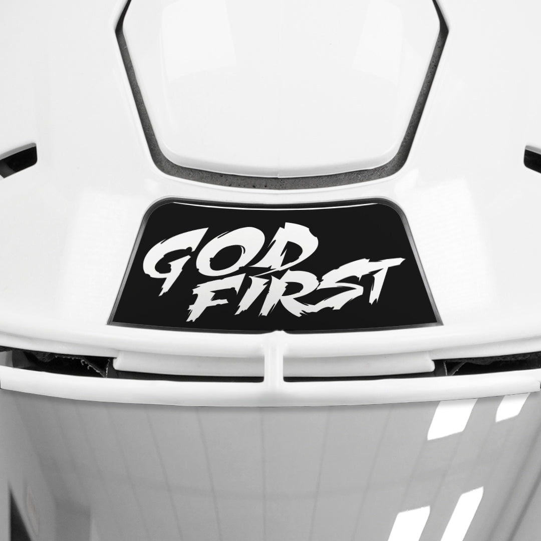 God First Riddell Speedflex Front and Back Bumper Sticker Kit
